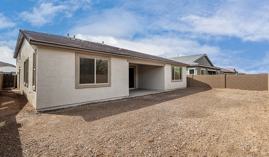 Rear Exterior of the Deacon floor plan