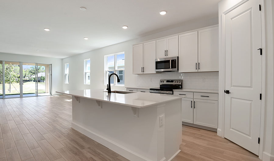 Kitchen of the Ruby floor plan