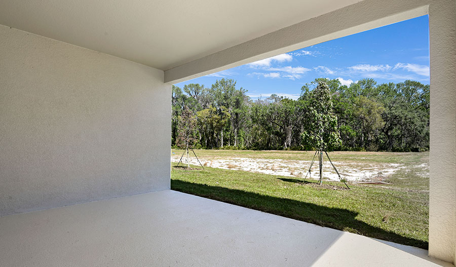 Patio of the Ruby floor plan