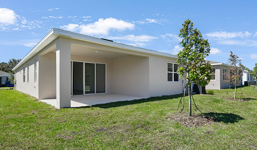 Rear Exterior of the Ruby floor plan