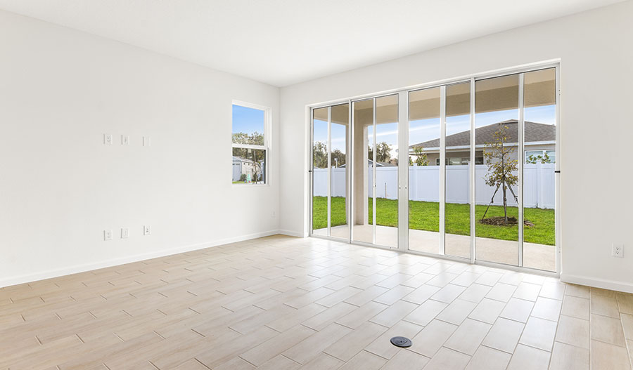 Great Room of the Slate floor plan