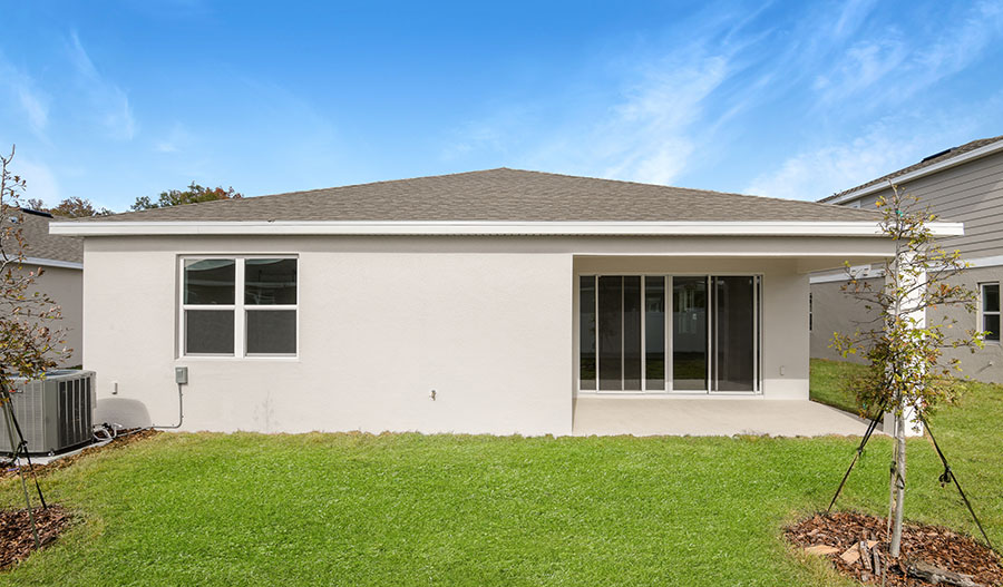 Rear Exterior of the Slate floor plan