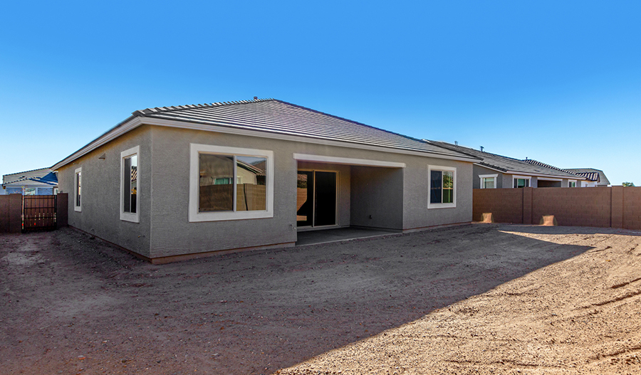 Rear Exterior of the Townsend floor plan