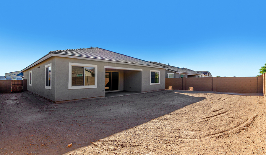 Rear Exterior of the Townsend floor plan