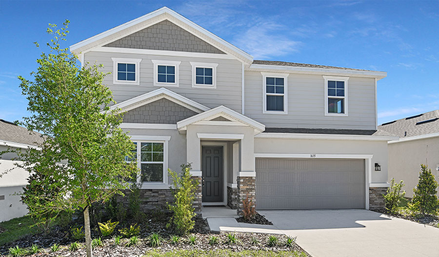 Exterior of the Elderberry floor plan
