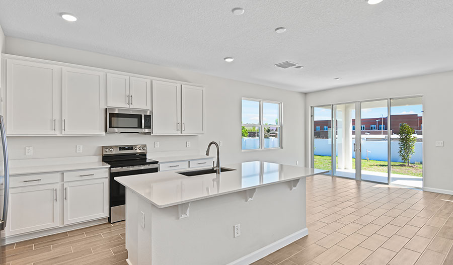 Kitchen of the Elderberry floor plan