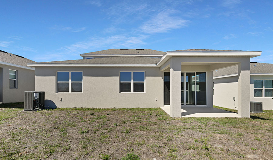 Rear Exterior of the Elderberry floor plan