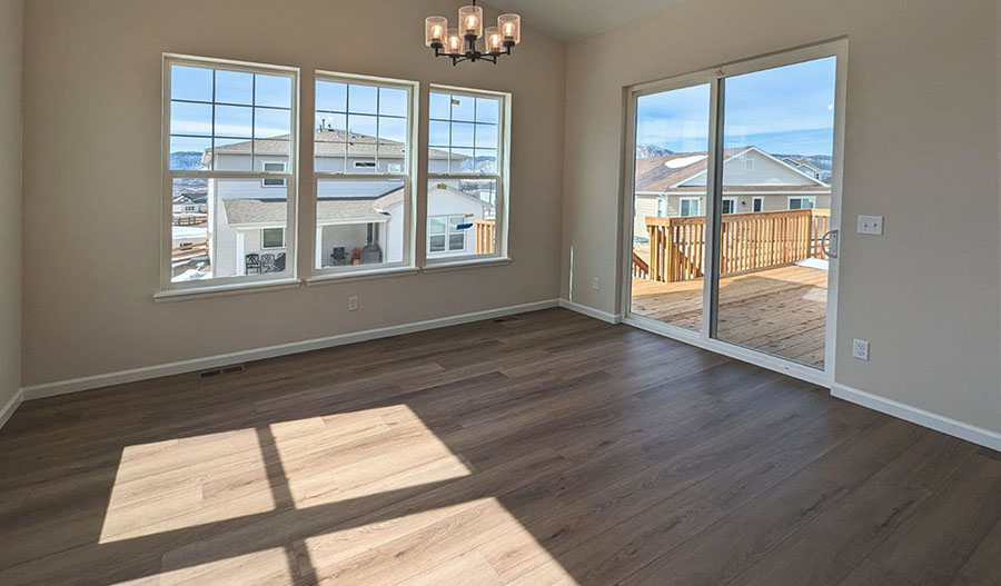 Dining Nook of the Decker floor plan