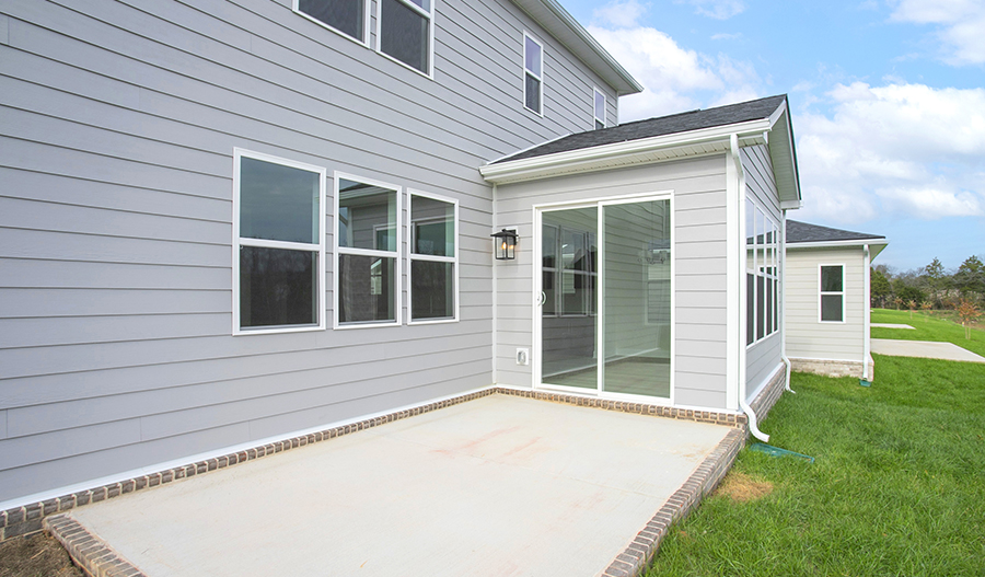 Patio of the Hopewell floor plan