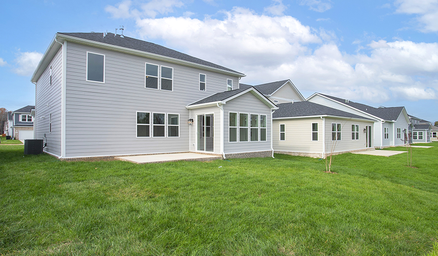 Rear Exterior of the Hopewell floor plan