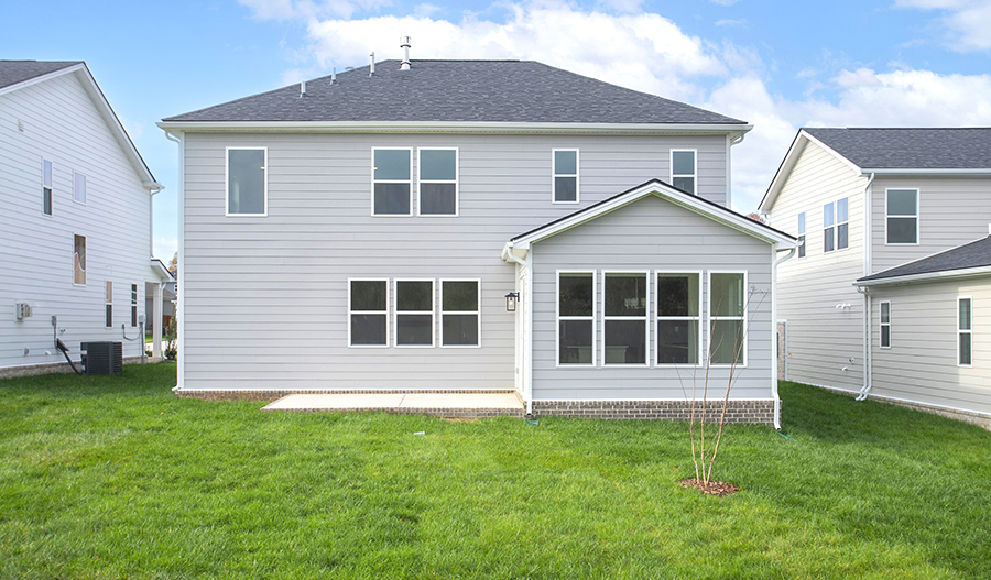 Rear Exterior of the Hopewell floor plan