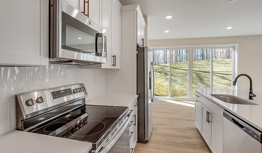 Kitchen of the Coral floor plan