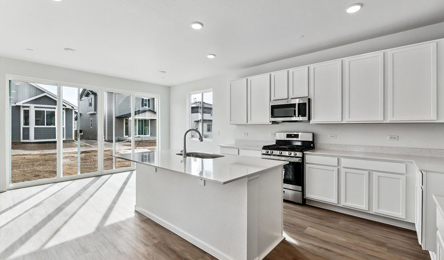 Kitchen of the Moonstone floor plan