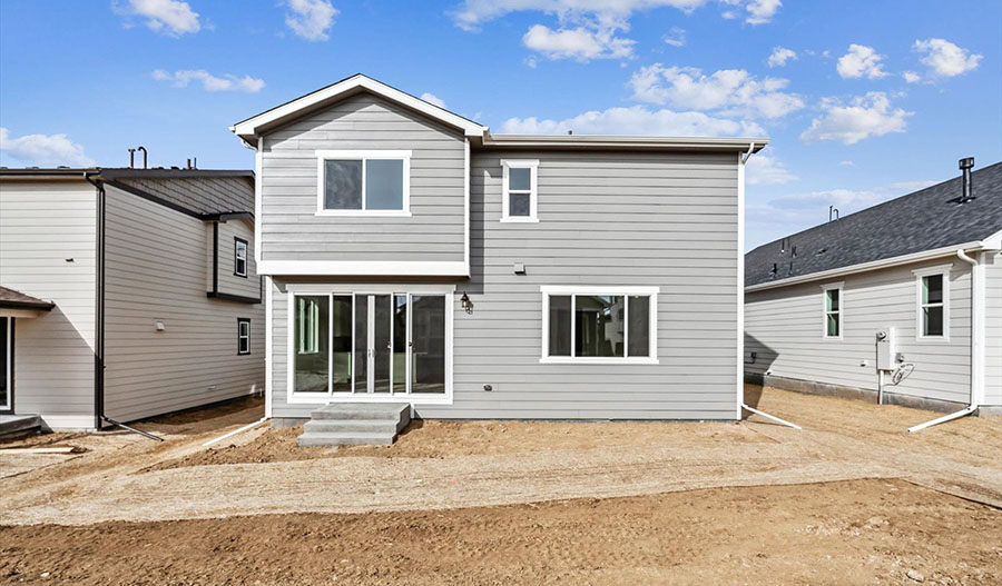 Rear Exterior of the Moonstone floor plan