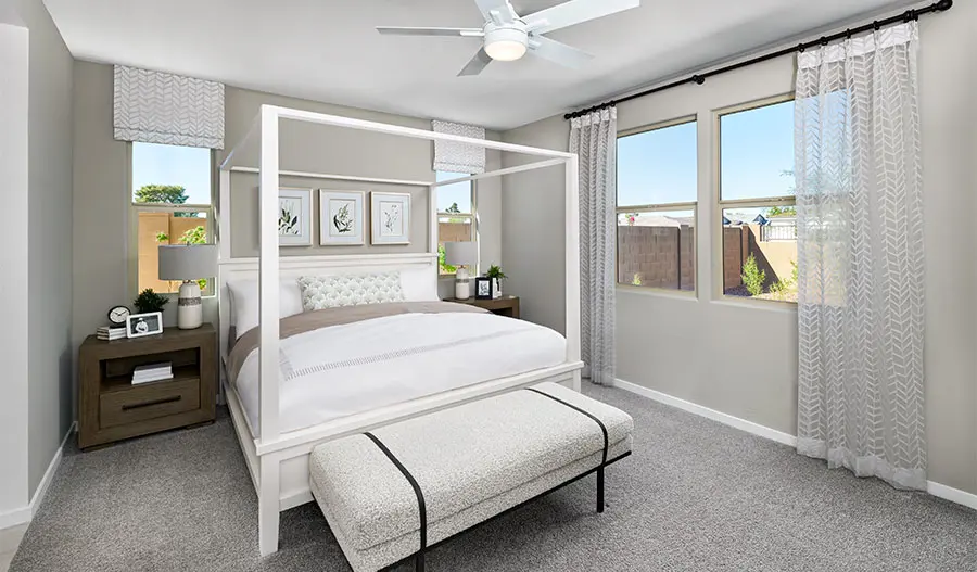 Bedroom of the Peridot floor plan