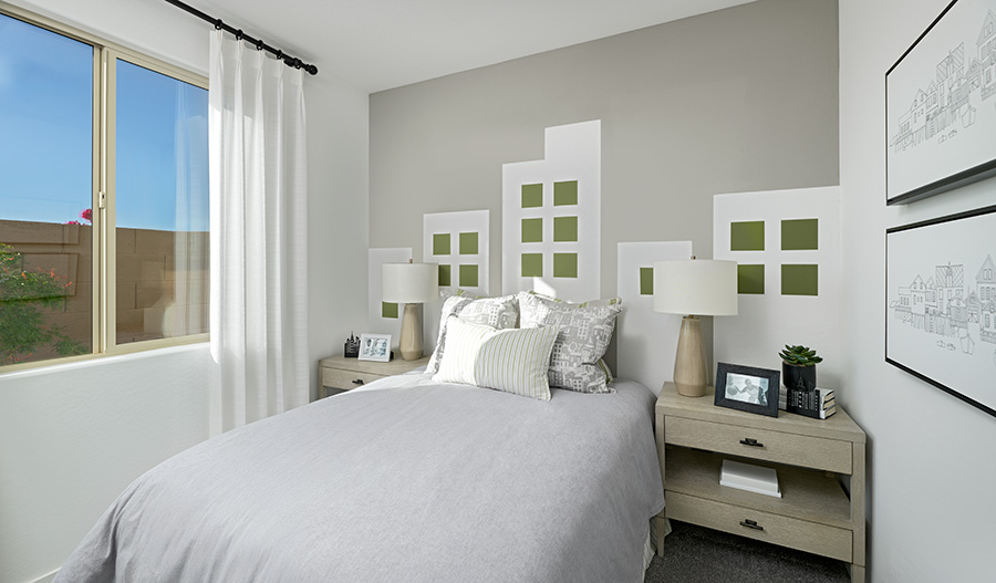 Bedroom of the Peridot floor plan