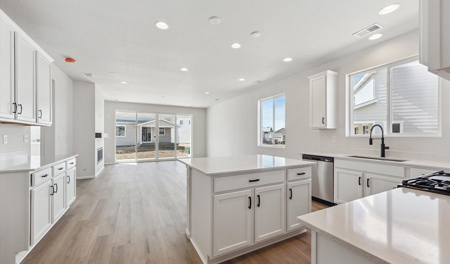 Kitchen of the Peridot floor plan