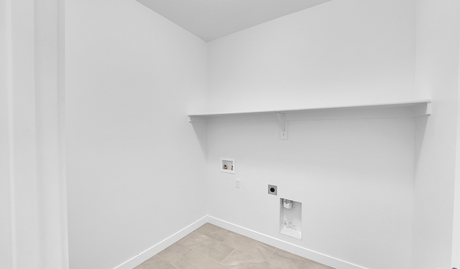 Laundry of the Delaney floor plan
