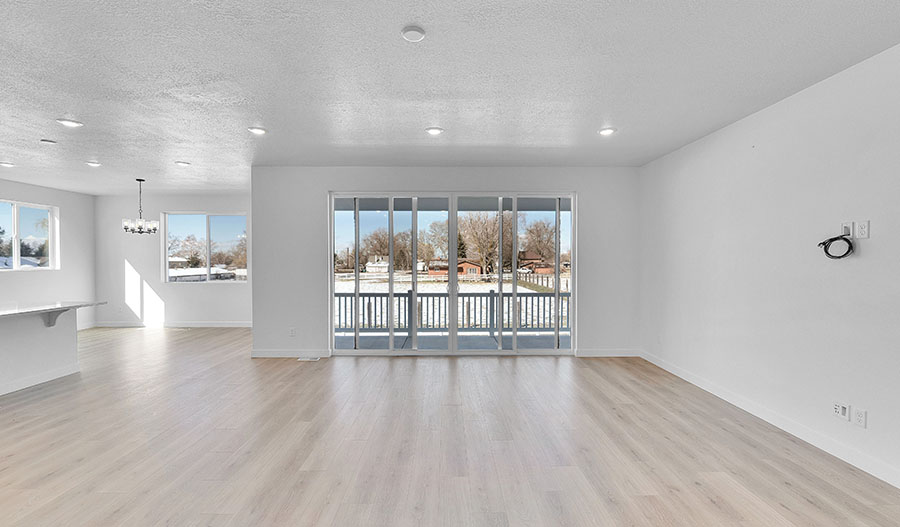 Great Room of the Delaney floor plan