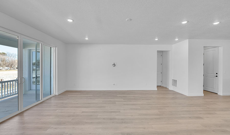 Great Room of the Delaney floor plan
