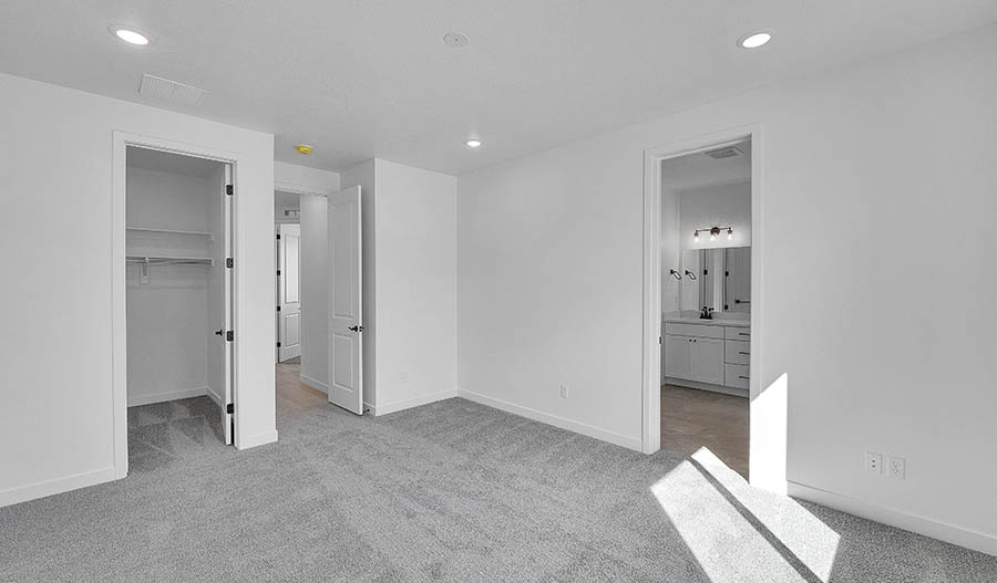Bedroom of the Dearborn floor plan