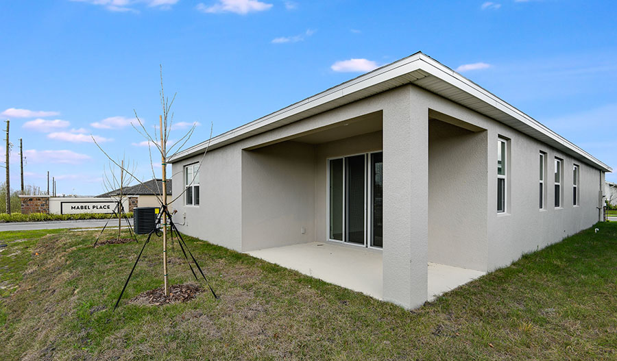 Rear Exterior of the Rosemary floor plan