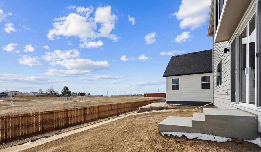 Rear Exterior of the Moonstone floor plan