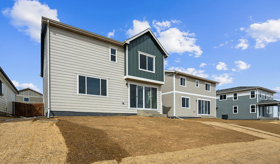 Rear Exterior of the Moonstone floor plan