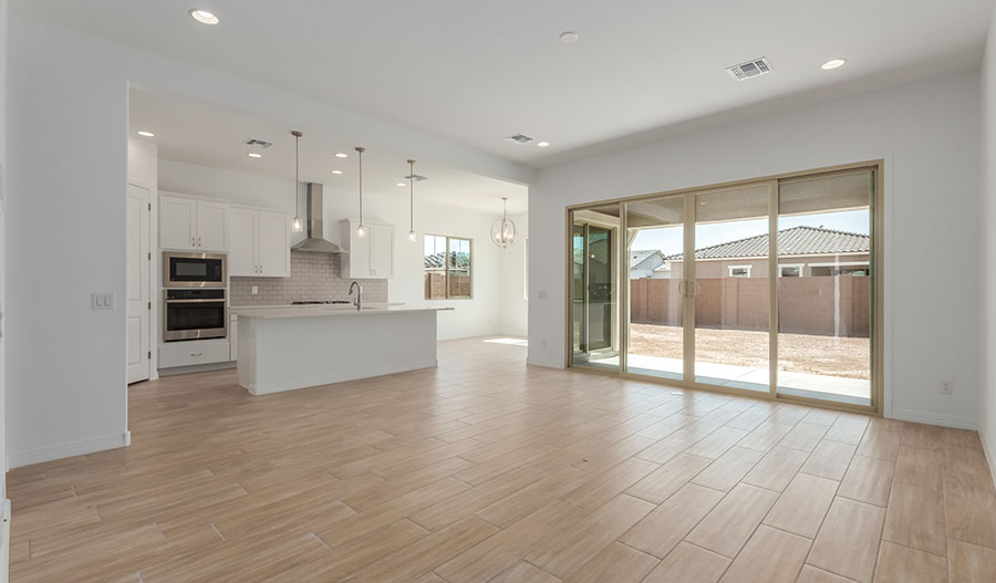 Great Room of the Townsend floor plan
