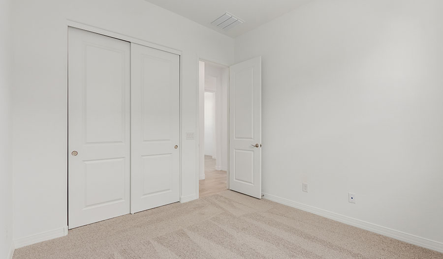 Bedroom of the Townsend floor plan