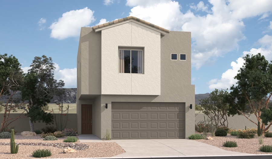 Elevation A of the Ireland floor plan