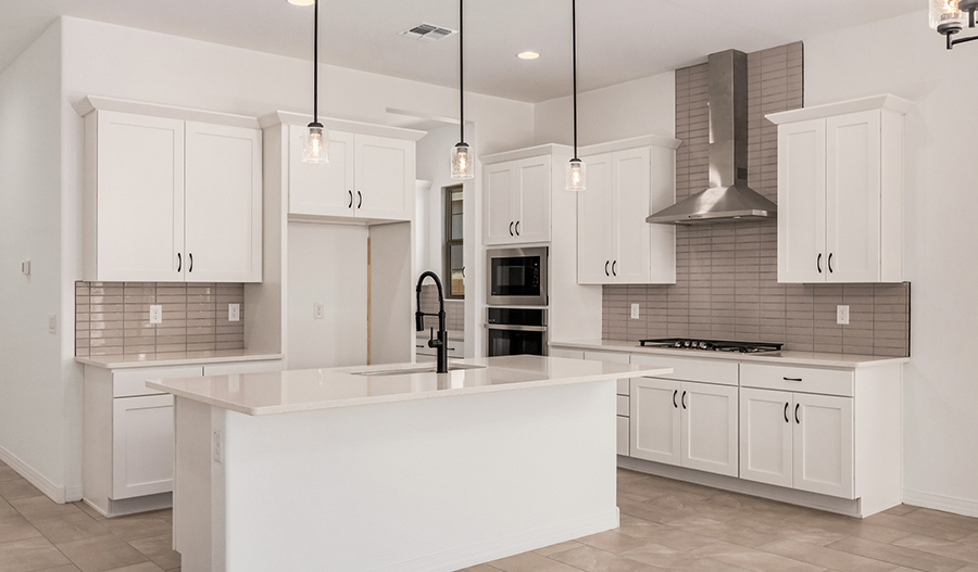 Kitchen of the Raleigh floor plan