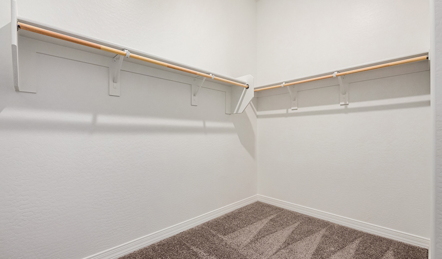 Closet of the Raleigh floor plan