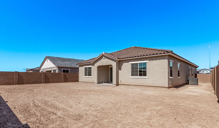 Rear Exterior of the Celeste floor plan