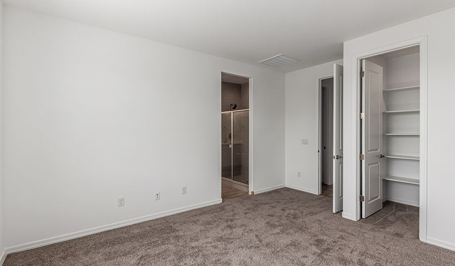 Bedroom of the Sunstone floor plan
