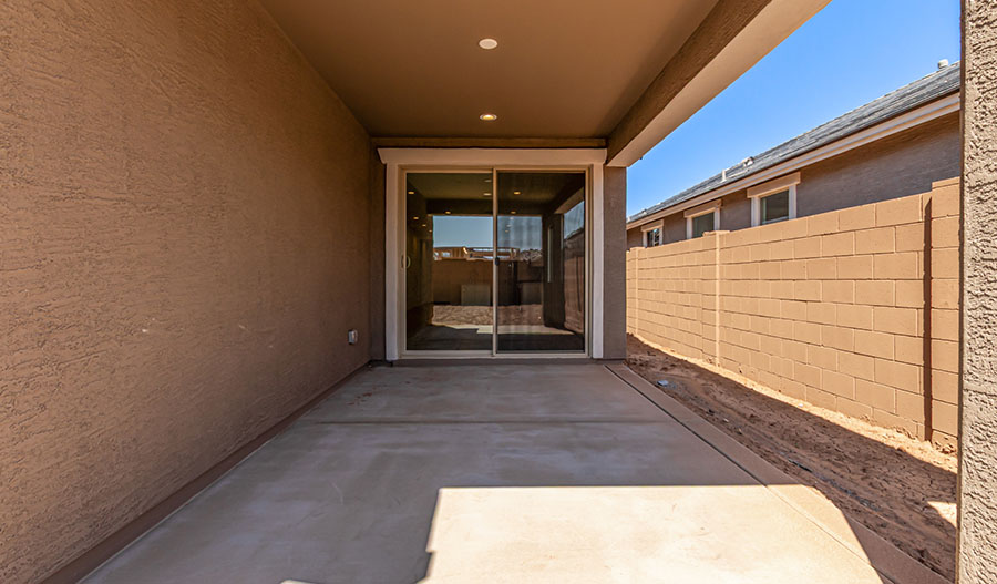 Patio of the Sunstone floor plan