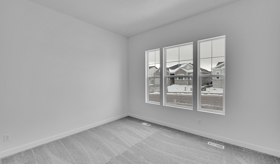 Bedroom of the Powell floor plan