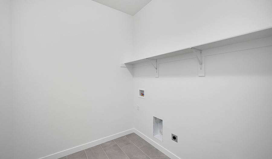 Laundry of the Powell floor plan