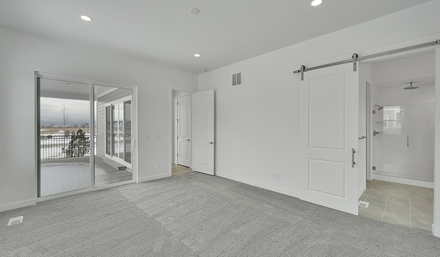 Bedroom of the Powell floor plan