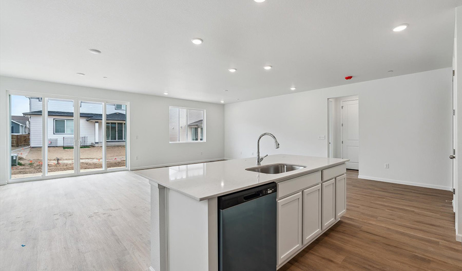 Kitchen of the Agate floor plan