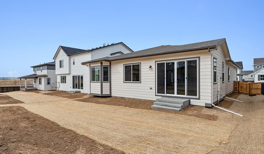 Rear Exterior of the Agate floor plan
