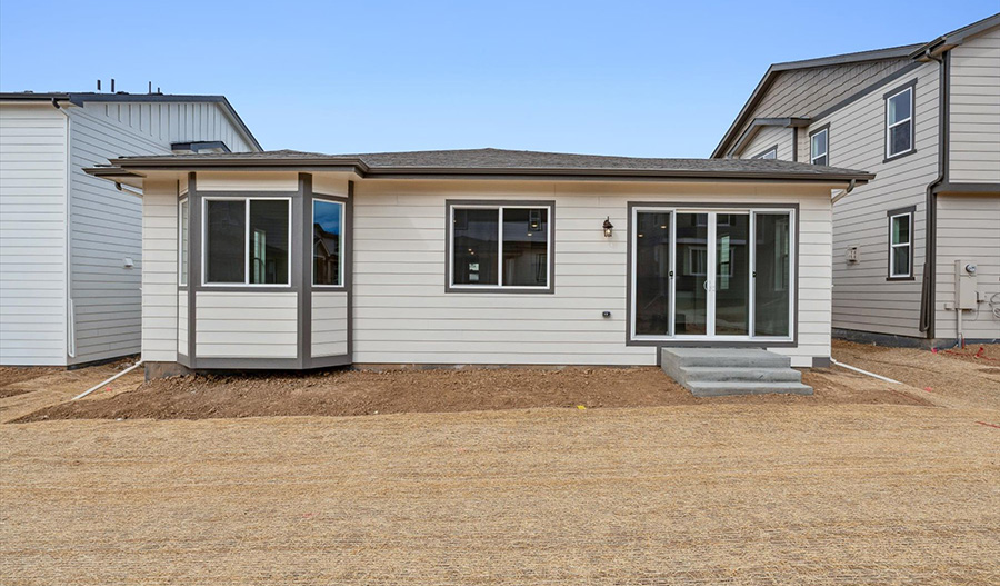 Rear Exterior of the Agate floor plan