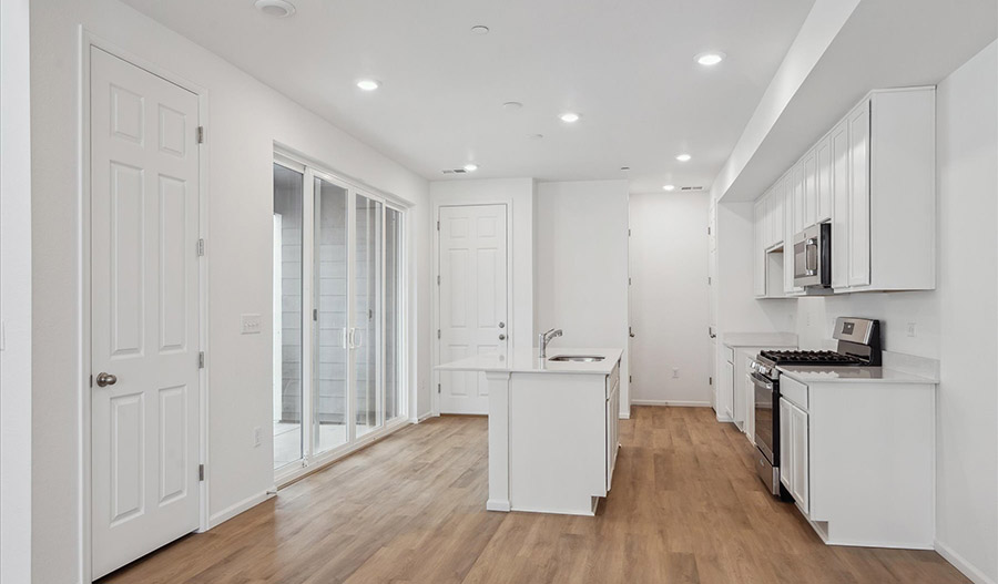 Kitchen of the Boston floor plan