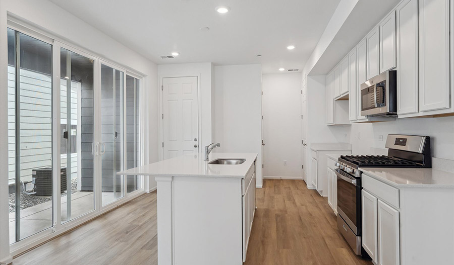 Kitchen of the Boston floor plan