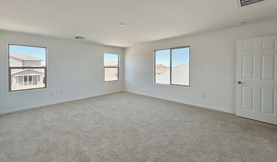 Bedroom of the Lantana floor plan
