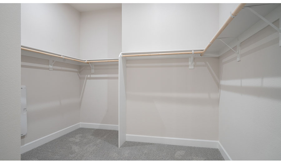 Closet of the Decker floor plan