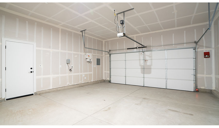 Garage of the Decker floor plan