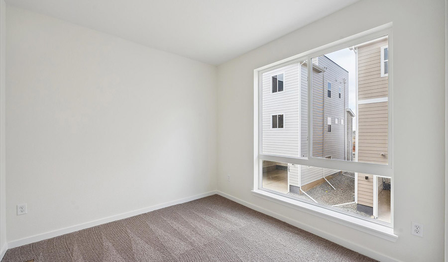 Bedroom of the Soho floor plan
