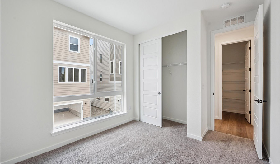 Bedroom of the Soho floor plan