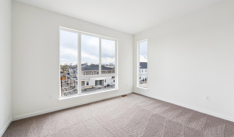 Bedroom of the Soho floor plan